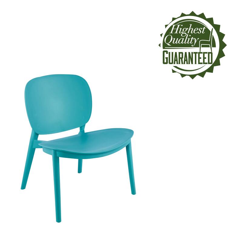 Porthos Home Dani Plastic Dining Chairs Set of 2, Indoors And Outdoors