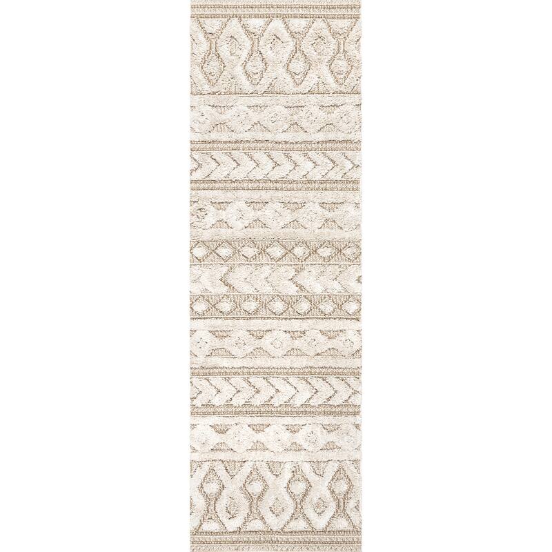 Nuloom Rebecca High Low Textured Shaggy Area Rug