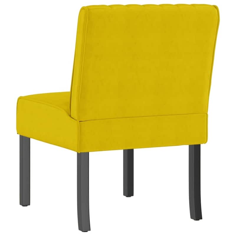 vidaXL Slipper Chair different color Velvet - 18.9" x 25.2" x 28.3"