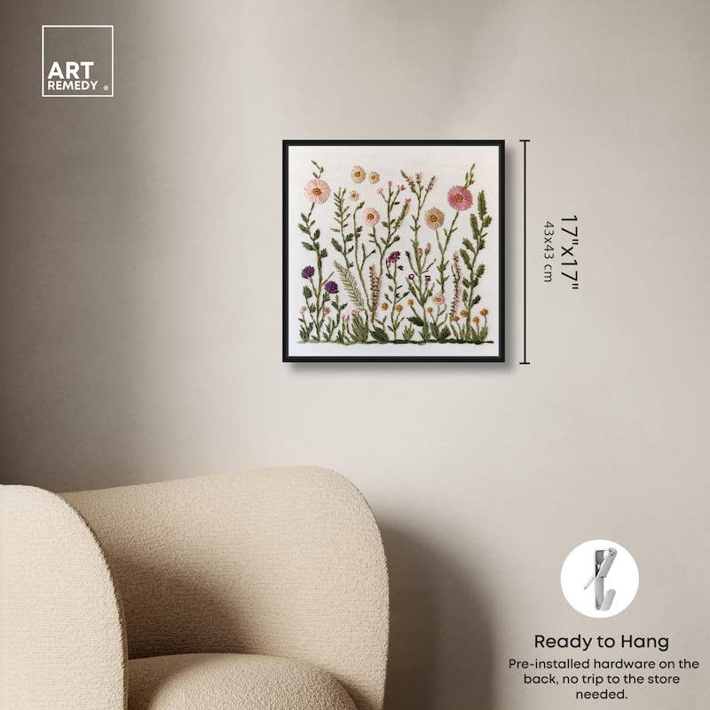 Wildflower Patch III Canvas by Art Remedy
