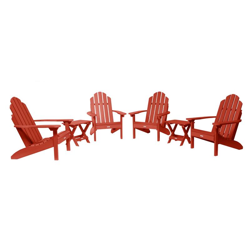 HIGHWOOD 6-Piece Adirondack Seating Set - Rustic Red