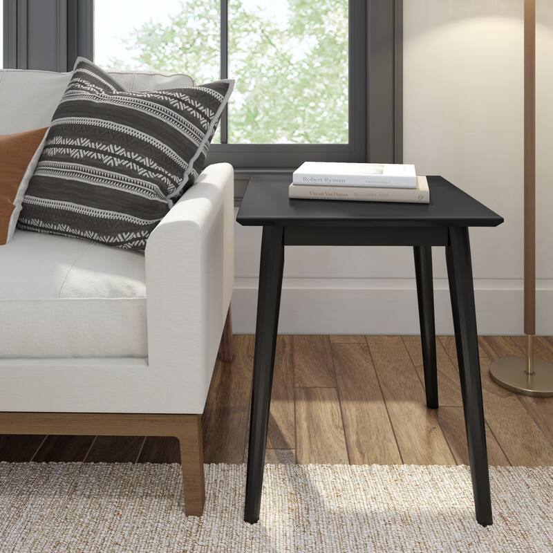 Plank and Beam Mid-Century Modern Square Side Table - 20" x 20"