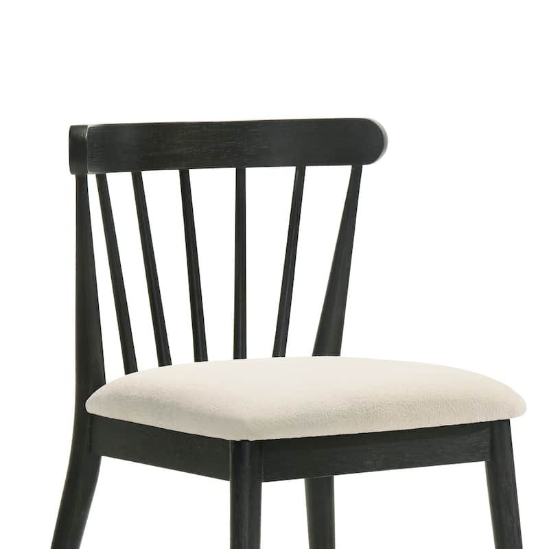 Wood Dining Chair Solid Chair Set of 2