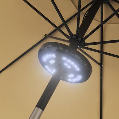 Rechargeable LED Patio Umbrella Light by Pure Garden