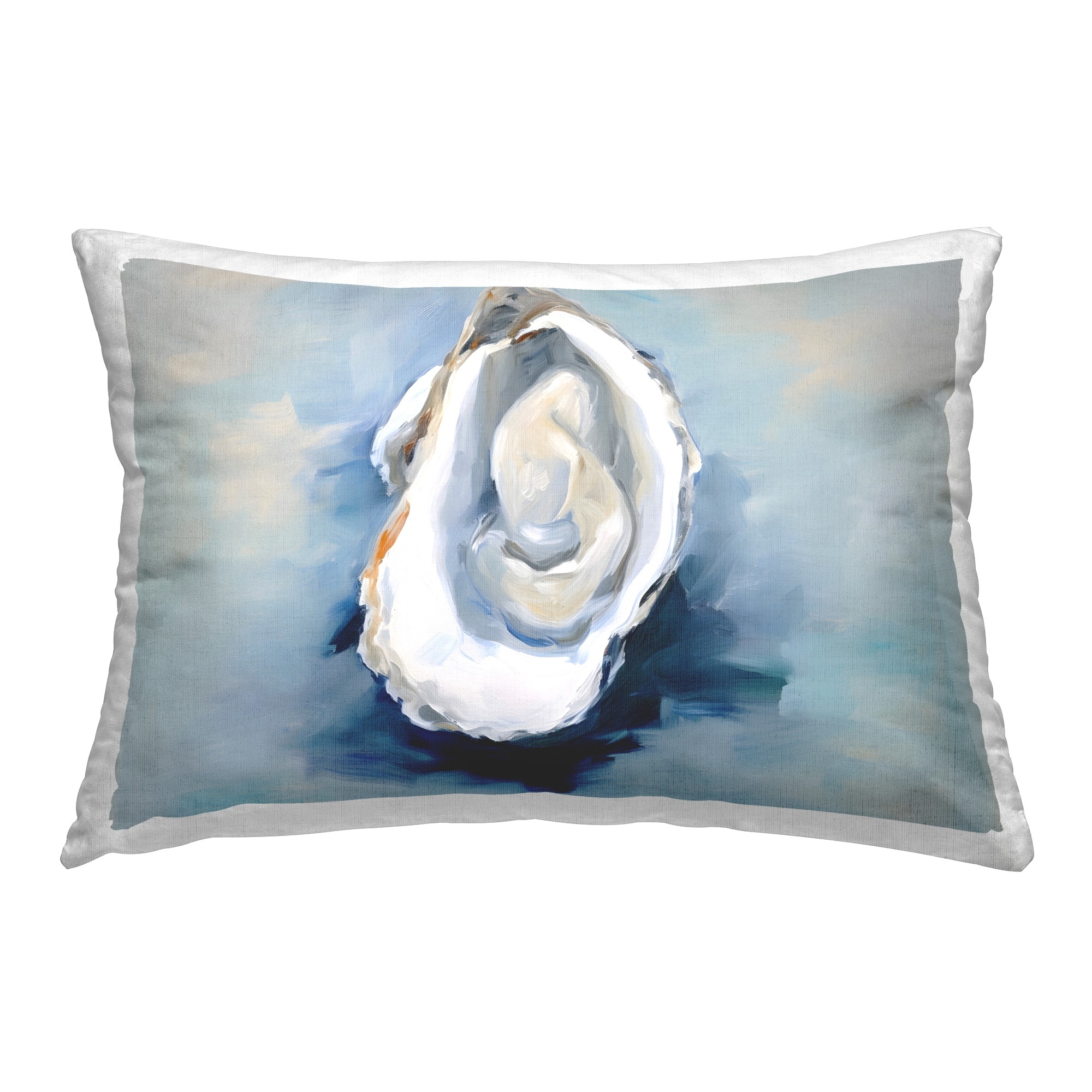 Stupell Traditional Oyster View Decorative Printed Throw Pillow Design by Petal Prints Design