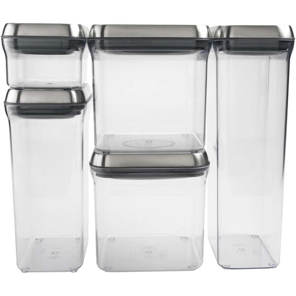 OXO SteeL POP 5Piece Food Storage Container Set