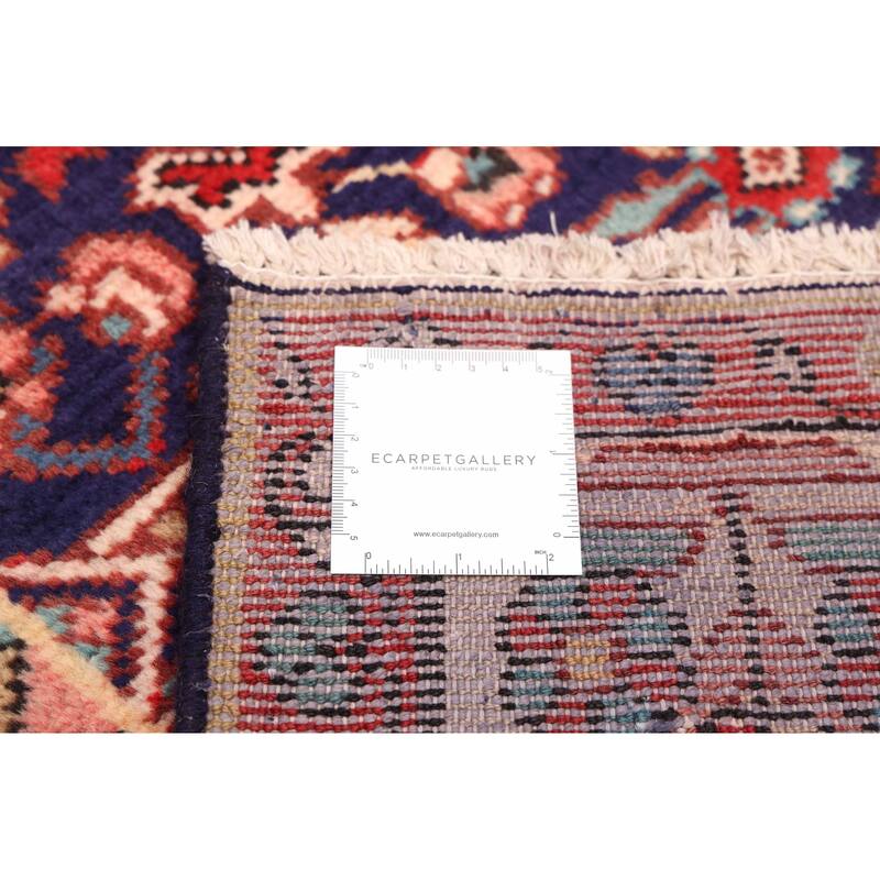 ECARPETGALLERY Hand-knotted Andelz Navy Wool Rug - 4'9 x 9'10