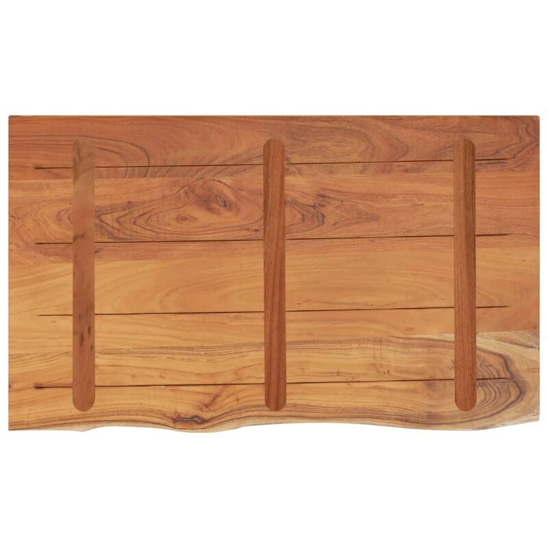 vidaXL Wall Shelf Natural wood Solid acacia wood
