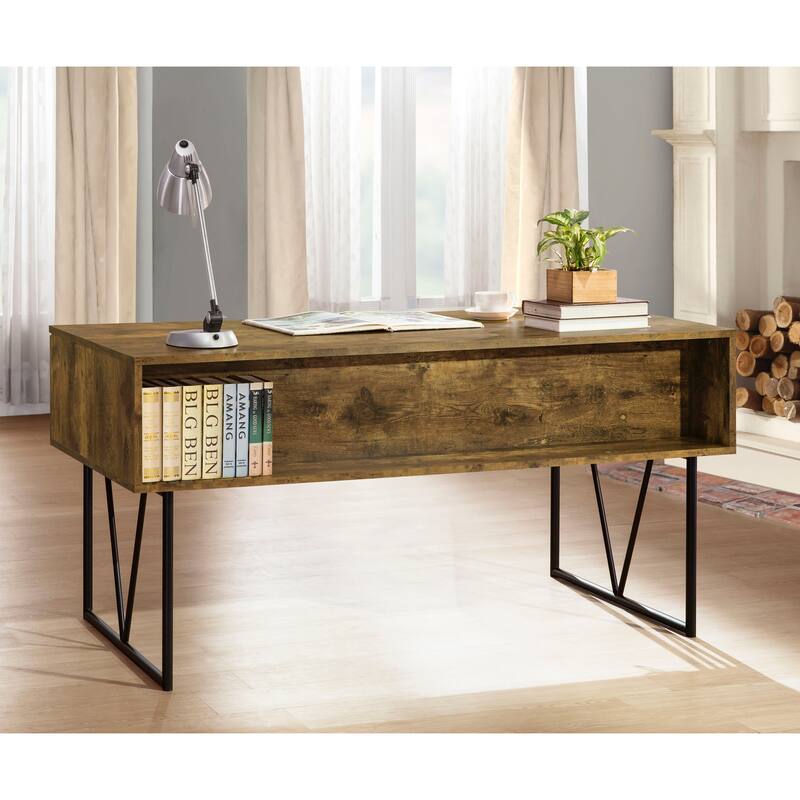 Analiese Farmhouse 63-inch 4-Drawer Writing Desk