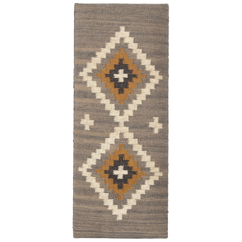 HERAT ORIENTAL Handmade Kilim Upholstered Storage Bench