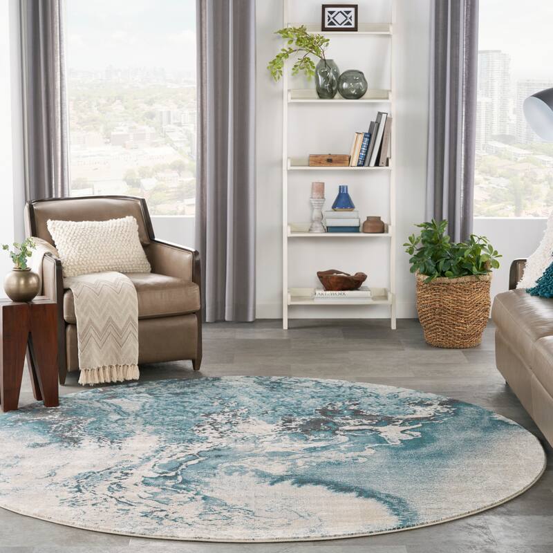 Nourison Maxell Modern Glam Abstract Area Rug