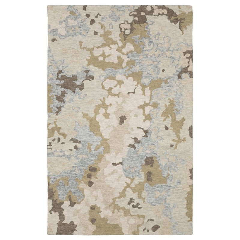 HomeRoots Abstract Modern Rectangle Area Rug - 119.69 in. x 95.67 in. x 0.39 in.