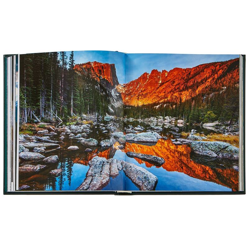 Graphic Image America's National Parks Coffee Table Book, Leather, Green
