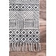 preview thumbnail 10 of 10, Nuloom Handmade Cotton Diamond Chain Fringe Area Rug