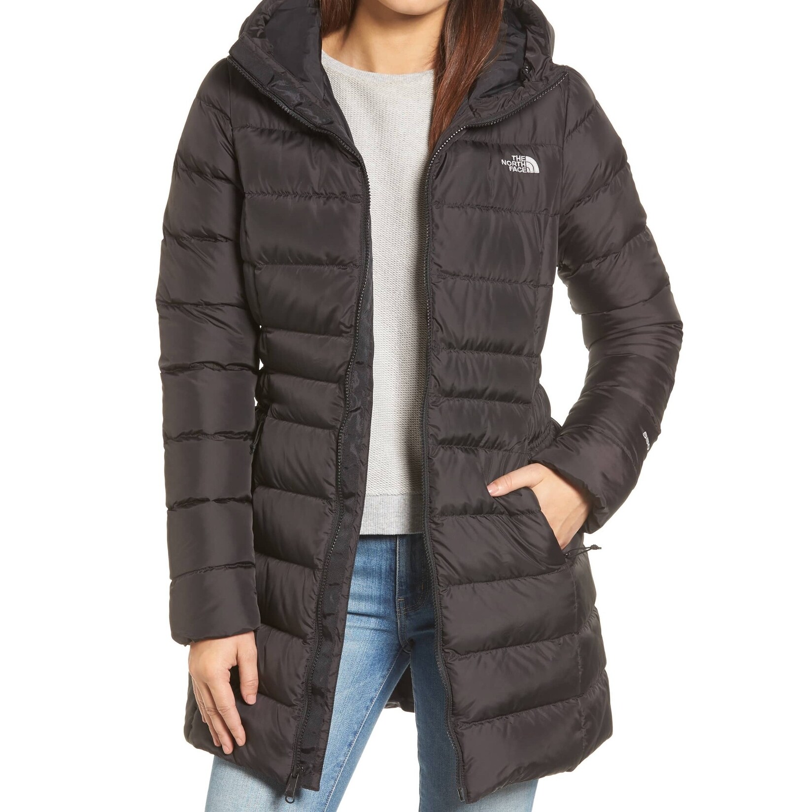 north face quilted parka