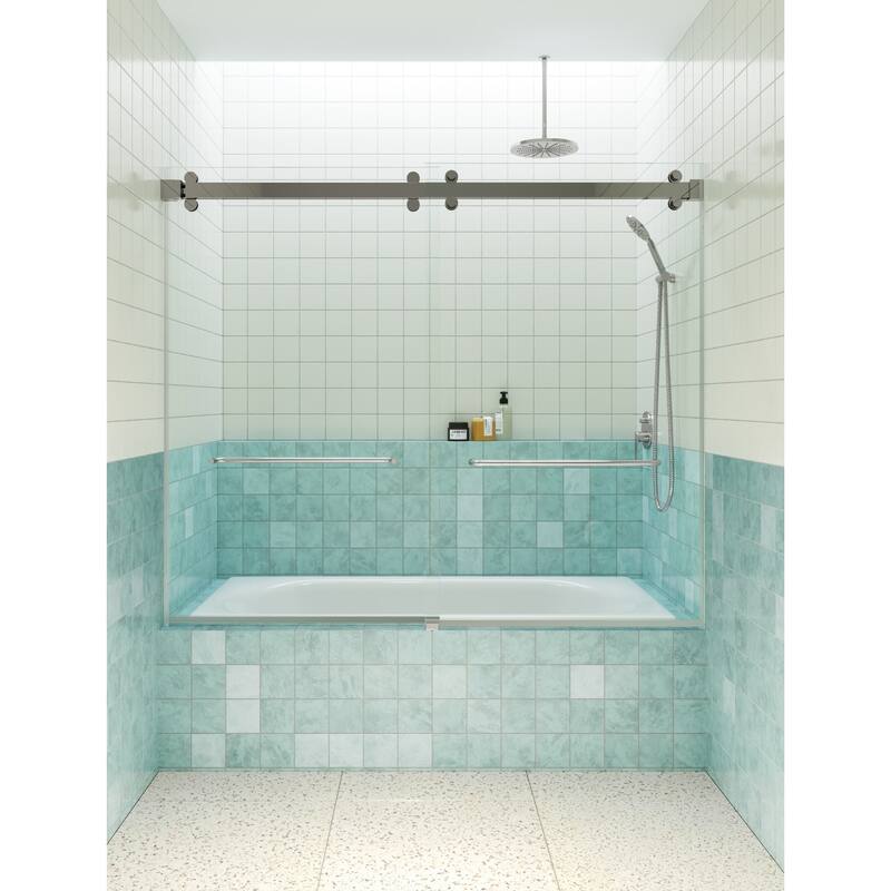 Glass Warehouse B-2DSL60-60 Polaris 60" High x 60" Wide Bypass