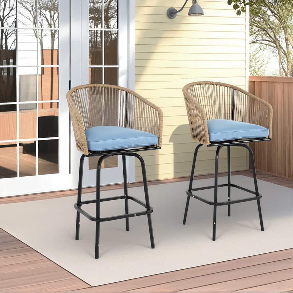 Outdoor Bar Stools Set Of 2 (Excluding the table)