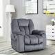 Super Big Power Assist Lift Recliner chair With Massage - Grey Green