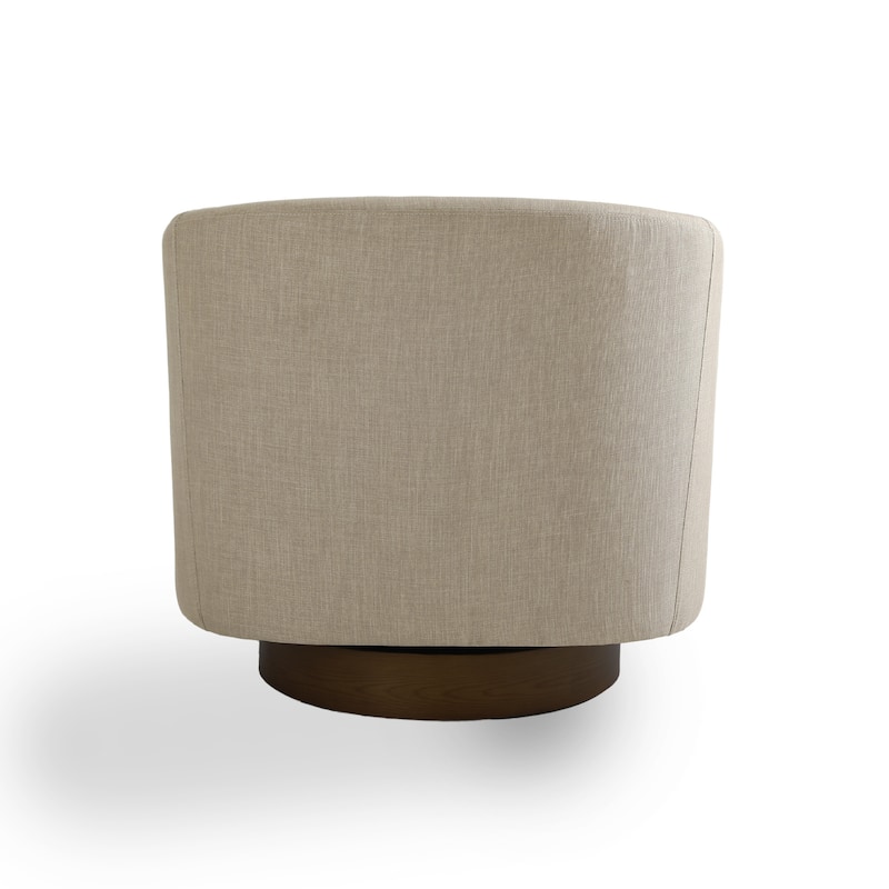 31.1'' W Barrel Swivel Accent Chair (Set of 2)