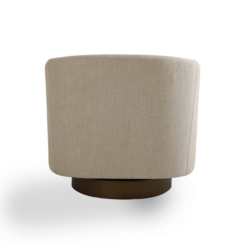 Modern 360°Swivel Barrel Chair