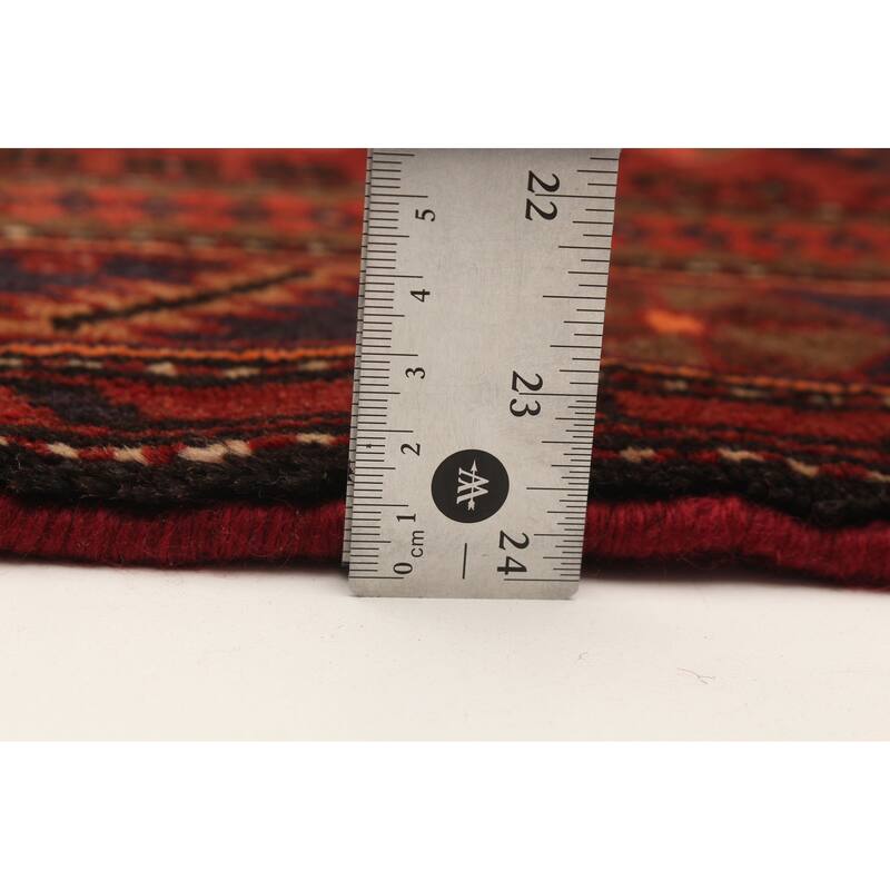 ECARPETGALLERY Hand-knotted Andelz Red Wool Rug - 3'11 x 6'7