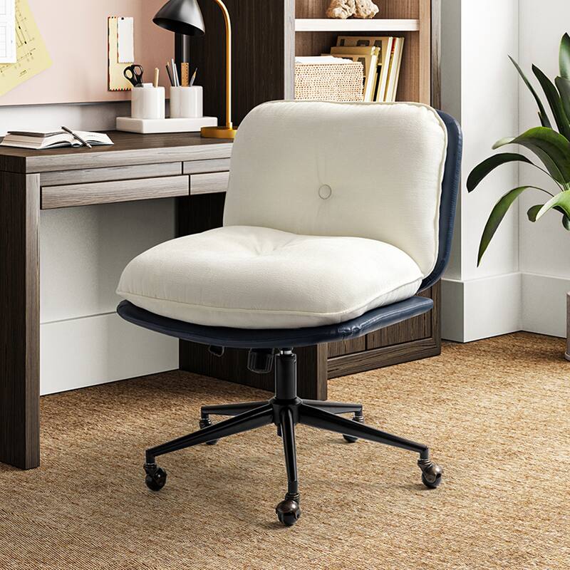 Lindsay Modern Tilting Criss Cross Home Office Chair by HULALA HOME