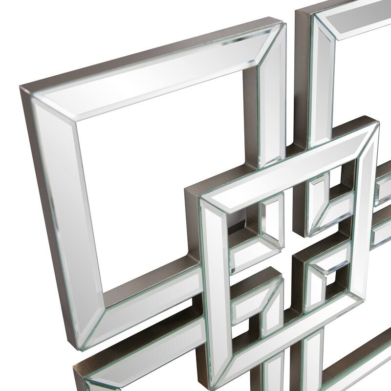 Allan Andrews Contemporary Layered Square Accent Mirror - 16" x 16"