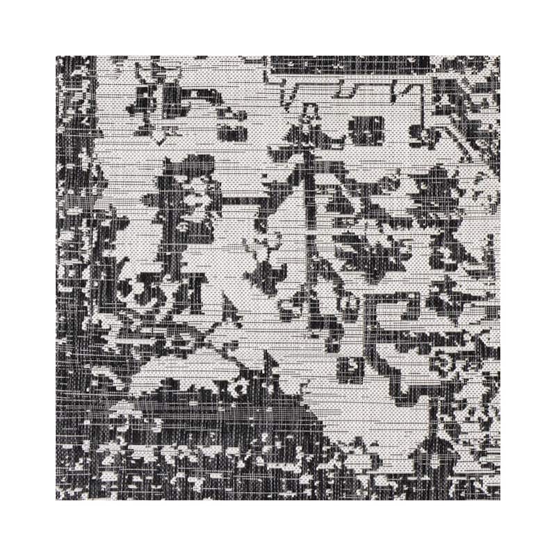 Livabliss Eagean Updated Traditional Medallion Indoor / OutdoorArea Rug