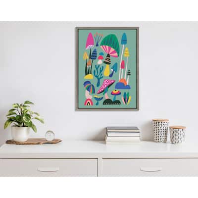 Kate and Laurel Sylvie Mid Century Modern Magic Mushroom by Rachel Lee