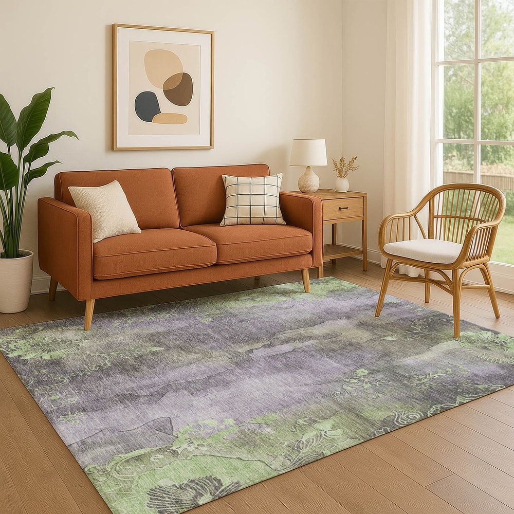 Premium Washable Super Soft Abstract Chic Mayfield Rug