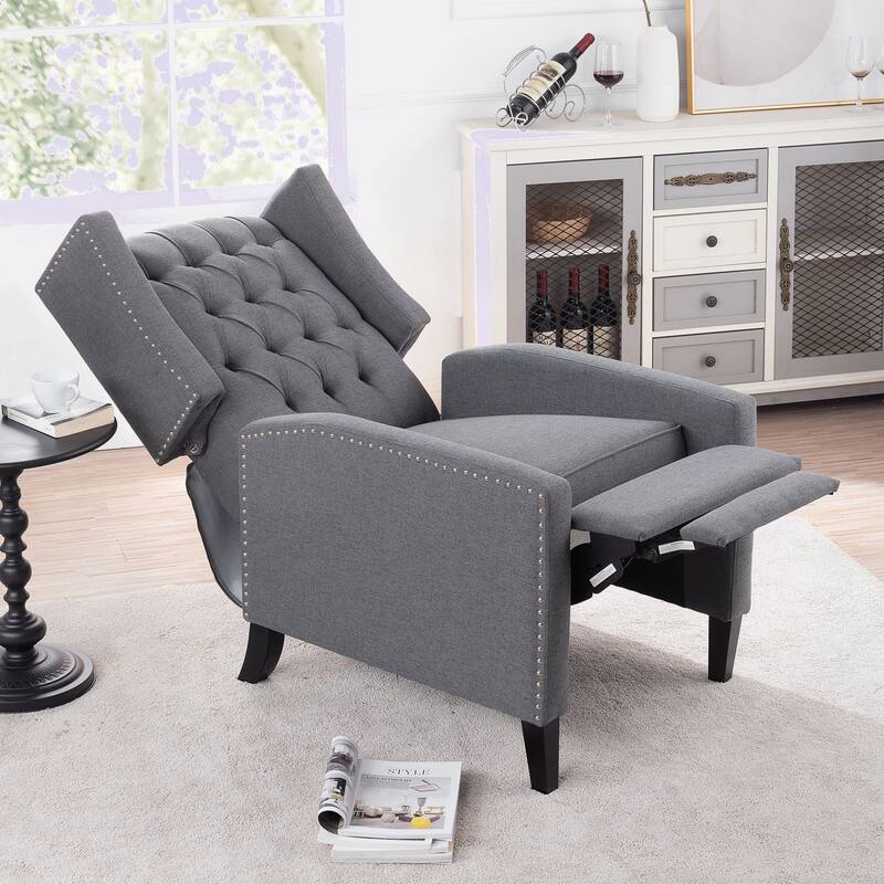 Modern Manual Wing Chair Recliner For Living Room