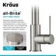 preview thumbnail 99 of 167, Kraus Oletto 2-Function 1-Handle 1-Hole Pulldown Kitchen Faucet