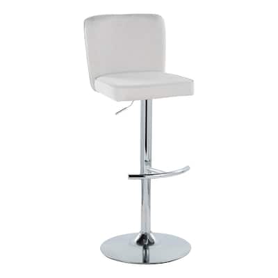 Porch & Den Holden Adjustable Bar Stool with Rounded T Footrest (Set of 2)