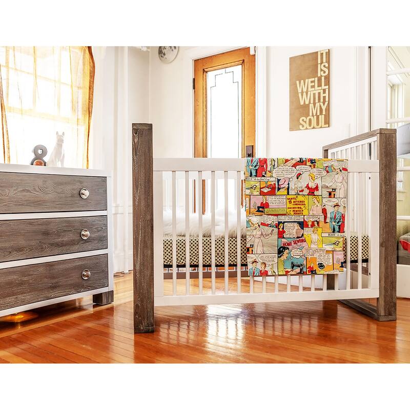 Milk Street True Traditional Crib - Brown/White