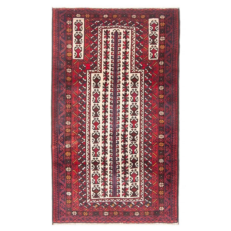 Teimani Beige Rug 3'0" x 5'1" - 3'0 x 5'1 - Beige - 3'0 x 5'1