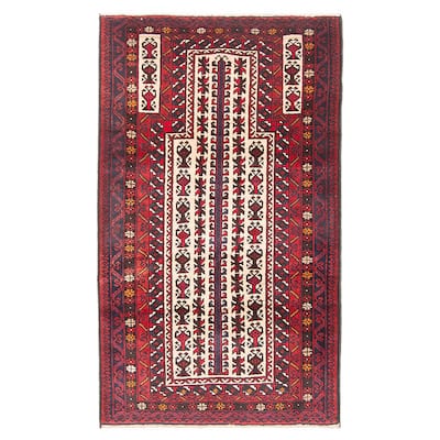 Teimani Beige Rug 3'0" x 5'1" - 3'0 x 5'1
