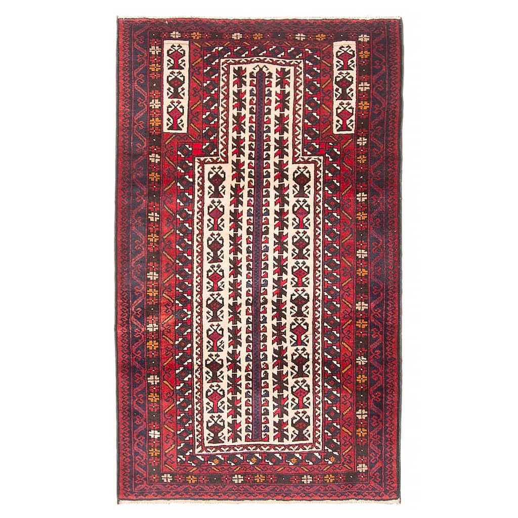 Teimani Beige Rug 3'0" x 5'1" - 3'0 x 5'1