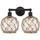 Option Oil Rubbed Bronze / Clear Glass with Brown Rope