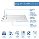 preview thumbnail 25 of 38, DreamLine Flex 30 in. D x 60 in. W x 76 3/4 in. H Pivot Shower Door, Shower Base and Backwall Kit - 30" x 60" - 30" x 60"
