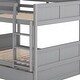 preview thumbnail 7 of 11, Full Over Full Bunk Bed with Twin Trundle, Convertible for Guests or Kids