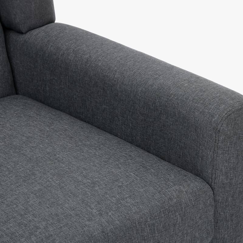 Upholstered Armchair with Wide Back Accent Chair