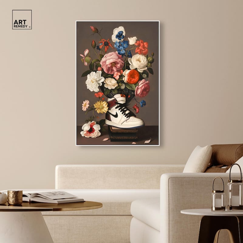 Sneaker Bouquet I Canvas by Art Remedy