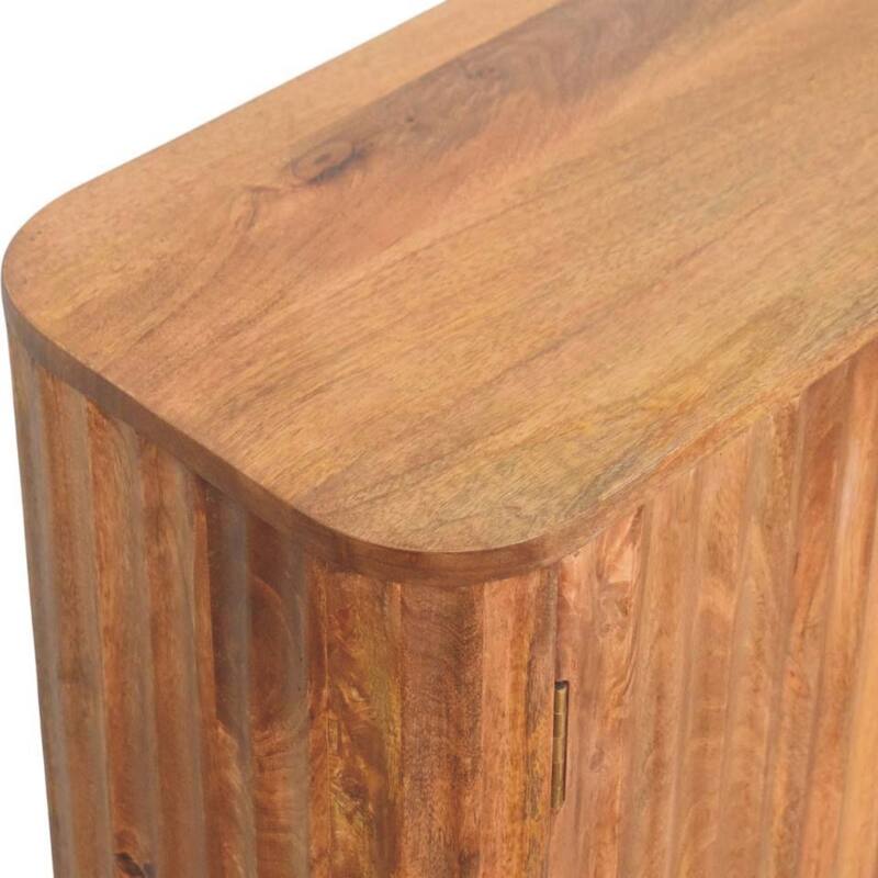 Artisan Furniture Solid Wood Montara Sideboard, Golden Teak, 2-Doors, 3-Drawers