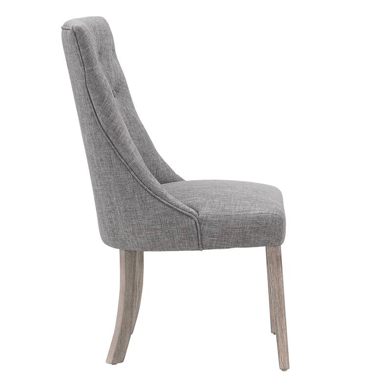 Voyager Button-tufted Dining Chairs (Set of 2) by iNSPIRE Q Artisan