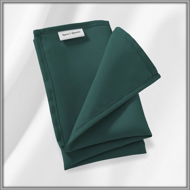 144 Pack 17 Inch Polyester Cloth Dinner Napkins for Party Restaurant