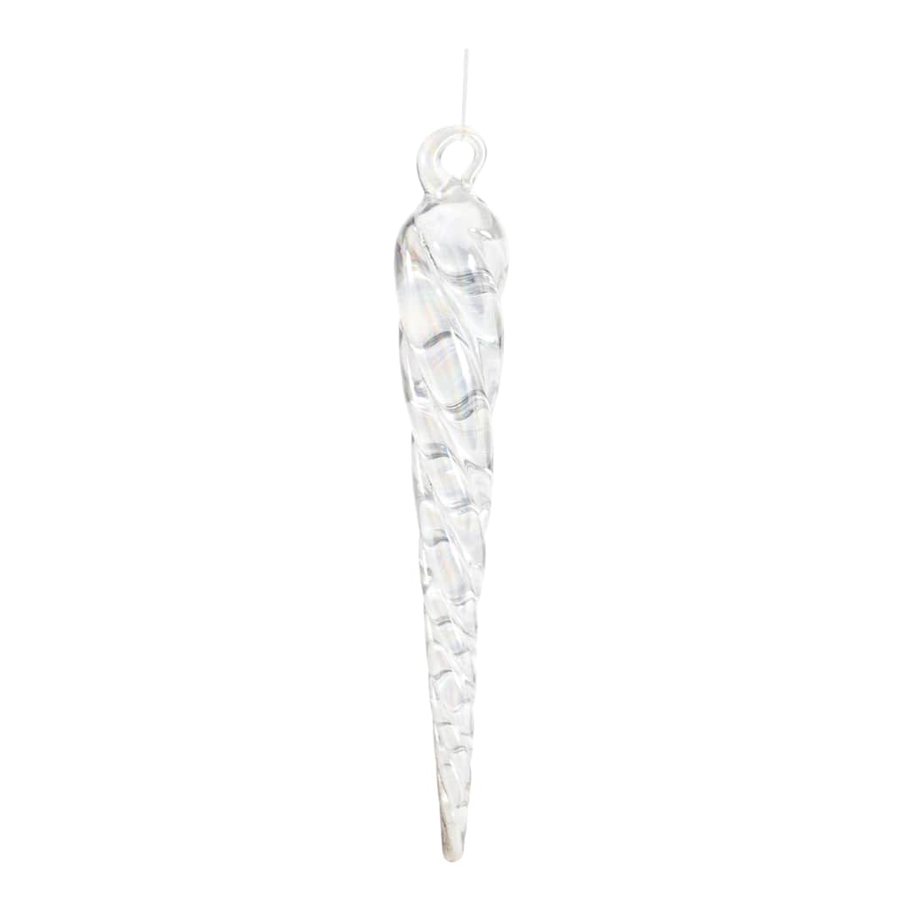 Glass Icicle Ornament (Set of 24) - N/A