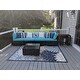 Kinbor All-Weather Rattan Sectional Sofa Patio Furniture Set Cushioned Wicker Sofa Set