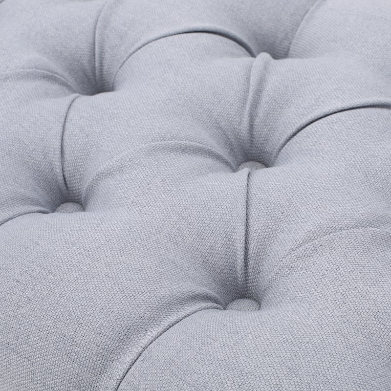 Scarlette Tufted Fabric Ottoman Bench by Christopher Knight Home - 41.00" L x 17.25" W x 16.75" H