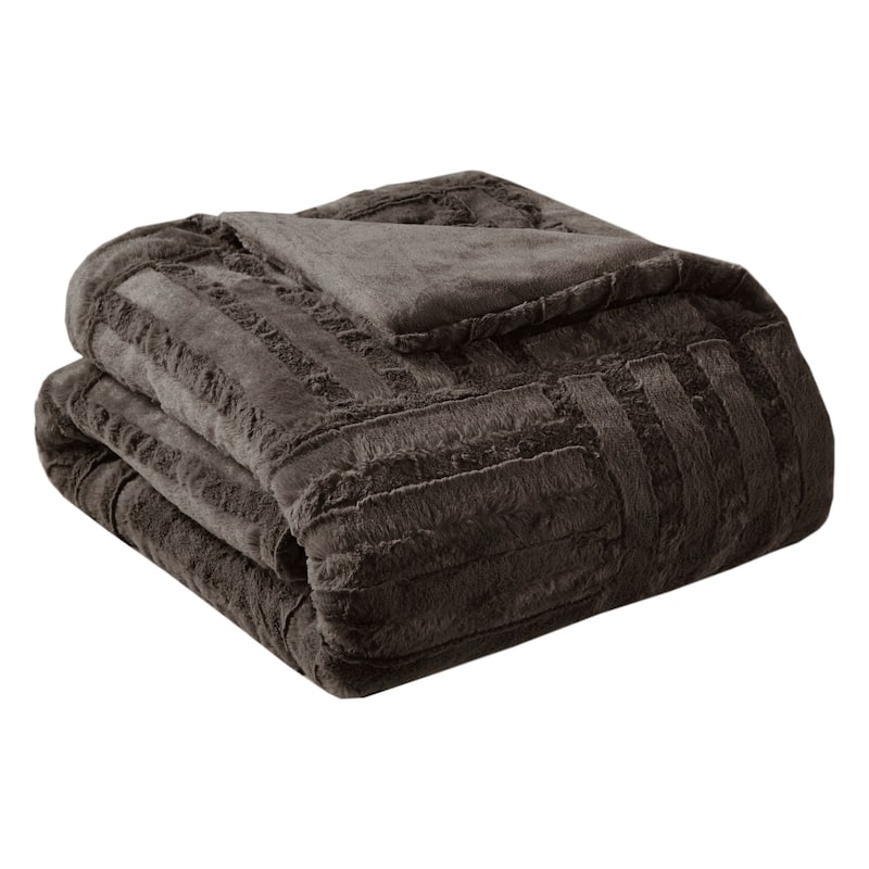 Madison Park Polar Ultra Plush Down Alternative Throw