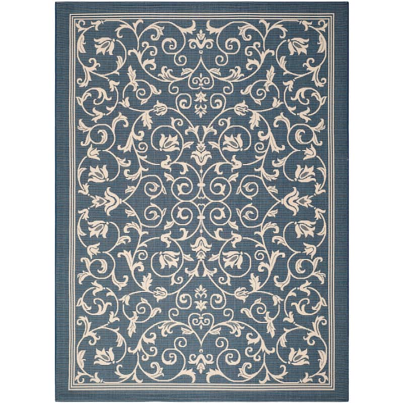 SAFAVIEH Courtyard Clarine Indoor/ Outdoor Waterproof Patio Backyard Rug